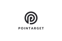 Point Target Letter P Logo design Screenshot 3