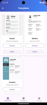 Resume Builder App Flutter UI Screenshot 16
